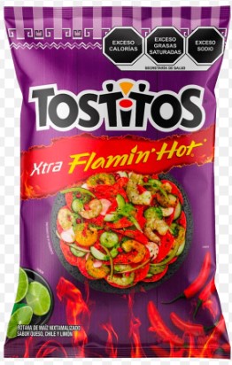 Tostitos Flaming hot Grande / large