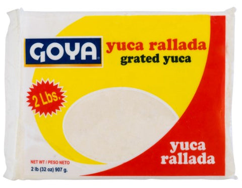 Frozen Goya Yuca GRATED/Yuca RALLADA 12/2lb---new