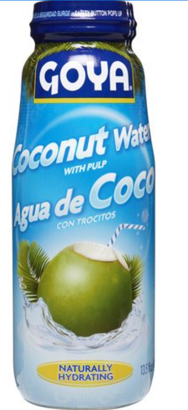 2195- Goya Coconut Water w/Pulp 12/13.5 oz