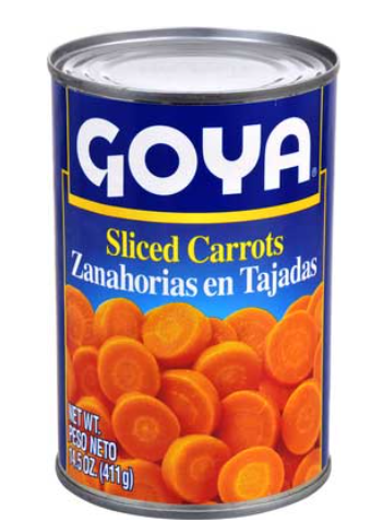 2573- Goya Sliced Carrots 12/14.5oz