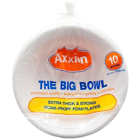 AXXION-Foam Bowl 24oz 48/10--BIG BOWL