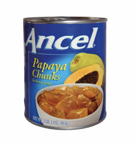 3124-Ancel Papaya Chunks 12/34oz