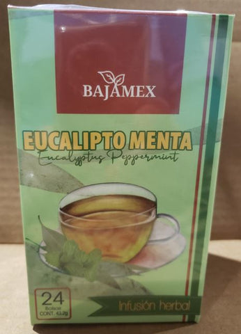 Bajamex Te De Eucalipto y Menta (sold by each)