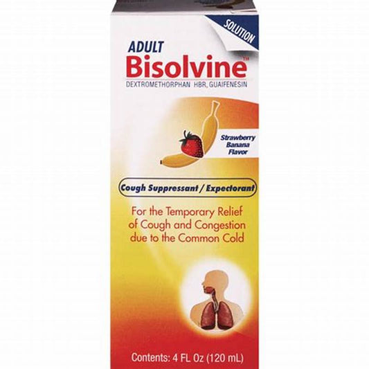 Bisolvine Tos Y Gripe Adulto (Strawberry/Banana) 4oz