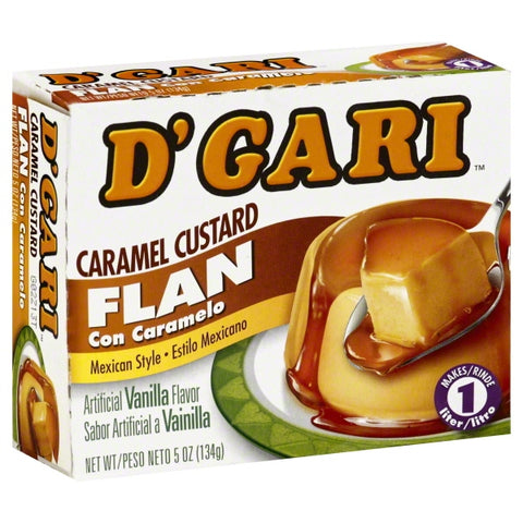 DGari Flan with Caramel (Custard Mix) 24/4.7oz