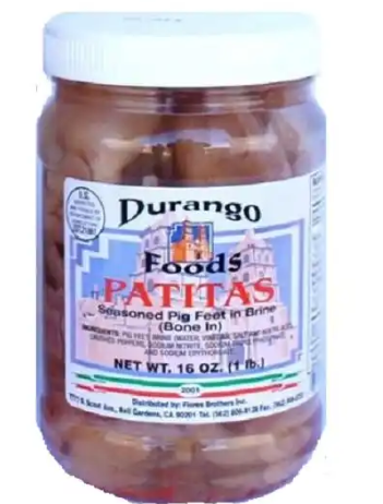 Durango Patitas (Pigs Feet) 12/16 oz