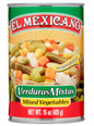 El Mexicano Mixed Vegetables  24/15 (Verduras Mixtas)