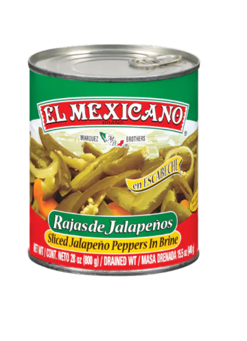 El Mexicano Sliced Jalapeno 12/28