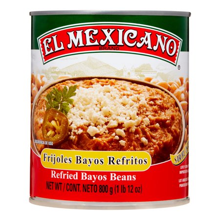 El Mexicano Refried Beans -Bayos-12/20oz
