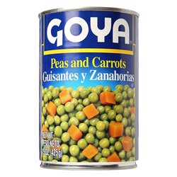 2553- Goya Peas & Carrots (Chicharos & Zanahorias) 24/15oz