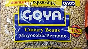 2518- Goya Peruano Bean (Canary Beans) 6/4lb