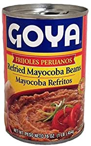 2899- Goya Refried Beans (Mayocoba) 12/15oz