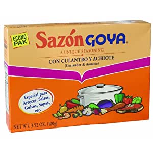 3779- Goya Sazon Culantro y Achiote 18/3.52oz