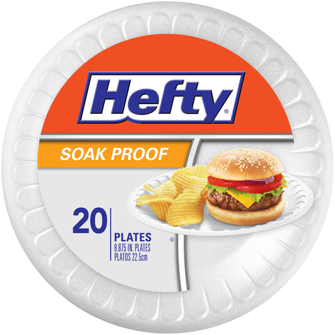 Hefty Foam Plate 24/20pc