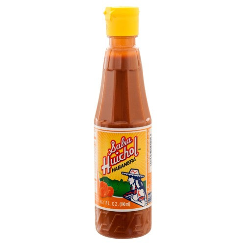 Huichol Salsa Habanera 24/6.5oz (tapa amarillo)