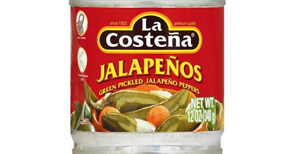 La Costena Whole Jalapeno 12/12oz