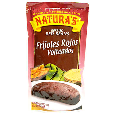 Naturas Frijoles Rojos Refritos 24/400g