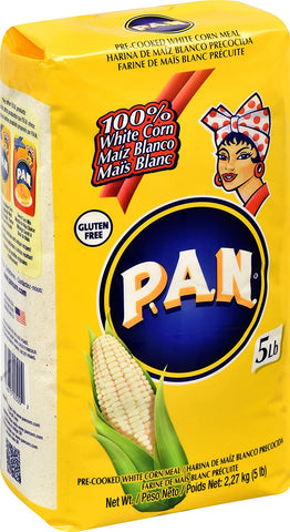 Harina Pan De Maiz Blanco 4/5lbs (bolsa amarilla)