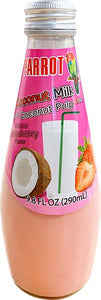 Parrot Coconut Milk with Strawberry Drink 12/9.8oz-New size
