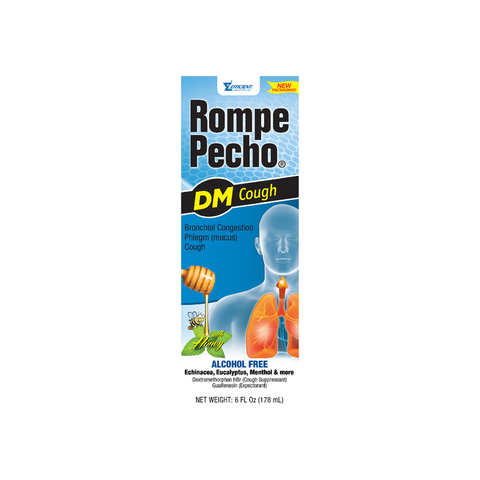 Rompe Pechos Cough Syrup/DM TOS  Alcohol-Free 6oz