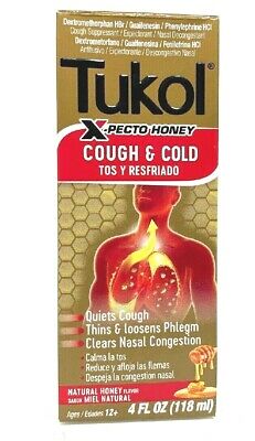 Tukol Xpecto Honey (Miel) Cough & Cold 4oz
