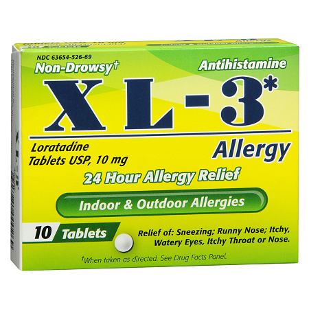 XL-3 Allergy 10 Tab