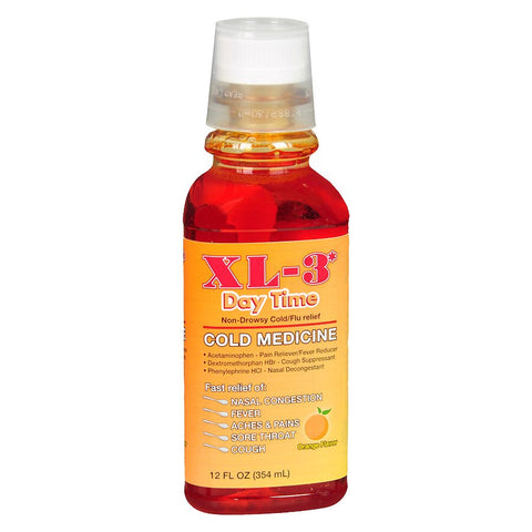 XL-3 Day Time Cold Medicine Liquido 12oz