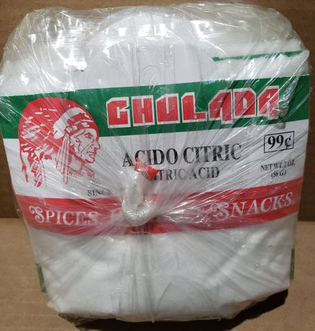 Chulada Acido Citrico (Citric Acid) 12pk