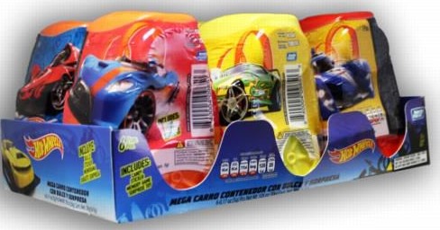 Bondy-Mega Egg/Surprise for boys- 1/6 Liga de Justicia /Hot wheels (CS8)