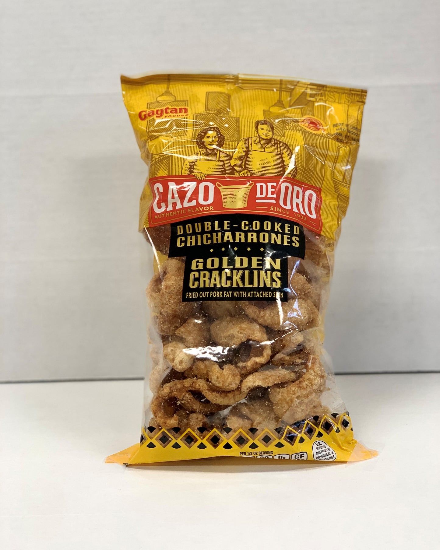 Cazo de Oro- Chicharron 12/7.5 oz Cracklins