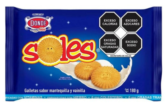 Donde Galletas Soles 10/180g