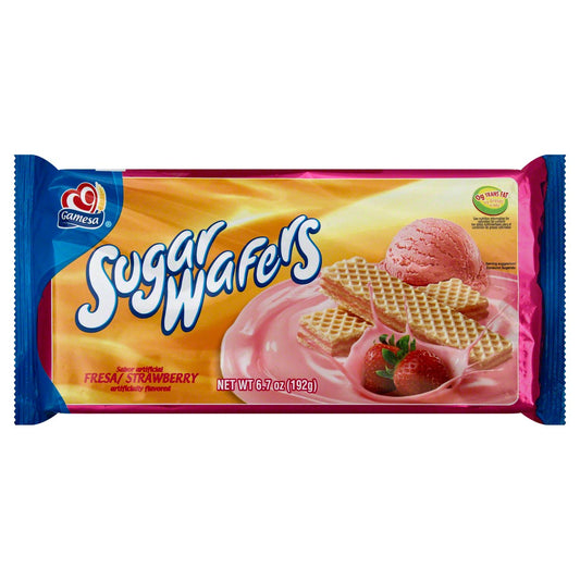Gamesa Sugar Wafers Strawberry 12/6.8