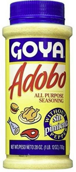 3843- Goya Adobo Sin Pimienta 12/28oz