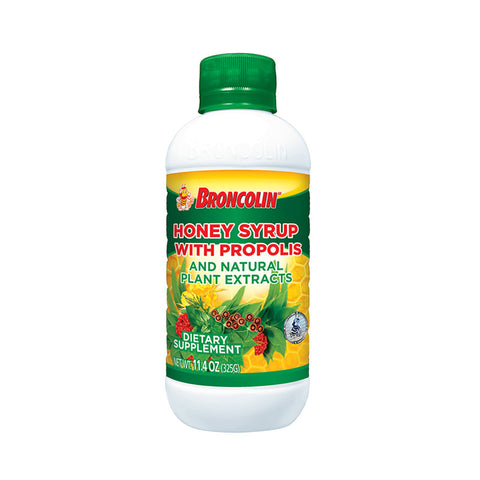 Broncolin Jarabe with Propoleo (Honey Syrup with Propolis-green top) 1/11.4oz