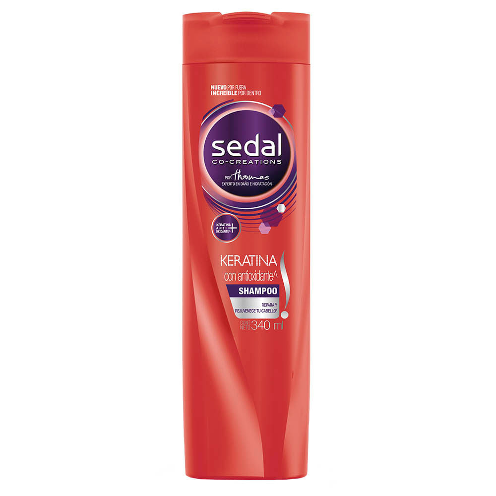 Sedal Shampoo Keratina 1/340 ml---Red