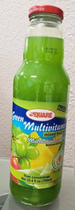 Square Jugo Zanahoria and Jugo Verde y vitaminas (Carrot/Green) 8/750ml