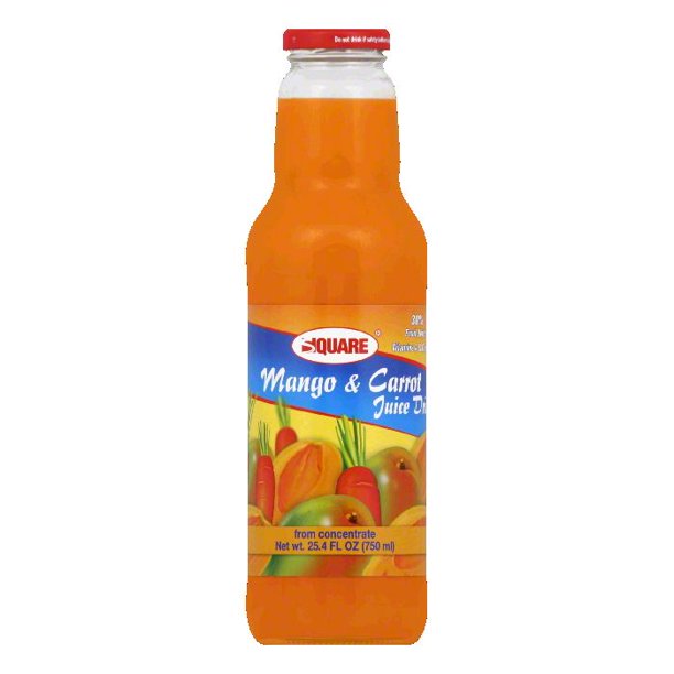 Square Jugo Zanahoria y Mango (Carrot/Mango) 8/750ml