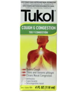 Tukol Adulto-Cough & Congestion 4oz Jarabe